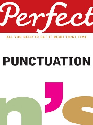 cover image of Perfect Punctuation